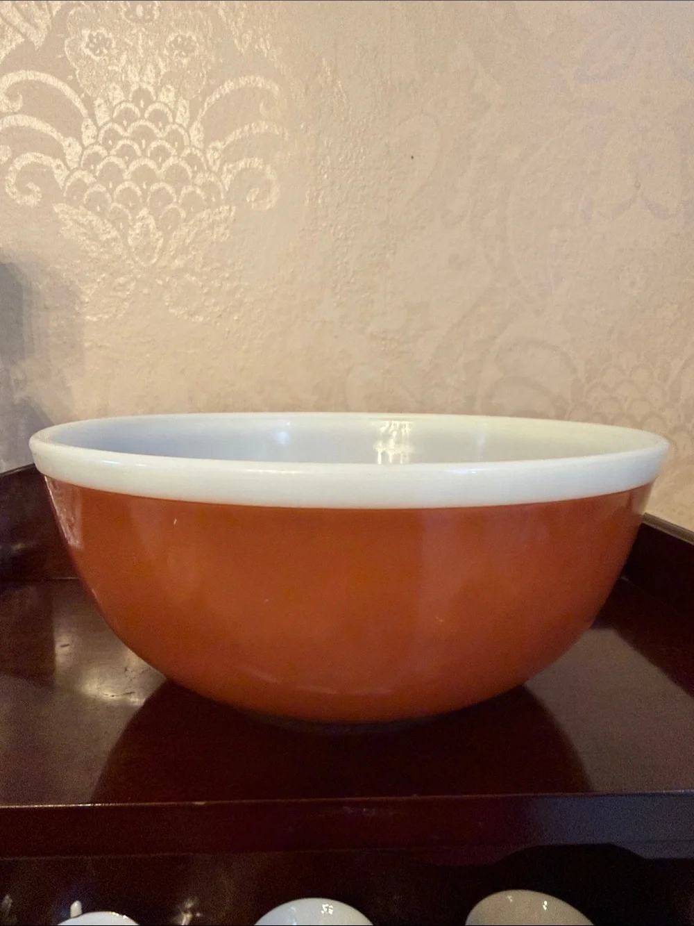 4 QT Pyrex Americana fall color mixing bowl
